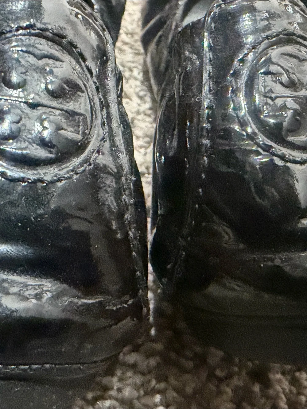 Tory Burch Black Patent Leather Ballet Flats